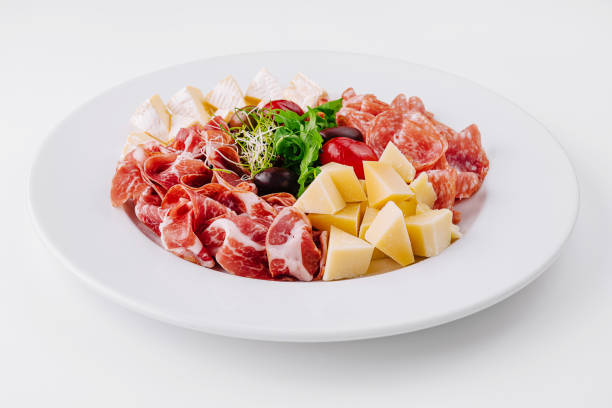 istock Gourmet charcuterie and cheese platter 2149630923