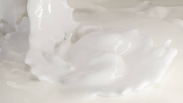 istock 3d rendering pouring milk that fills the entire frame 2149631023