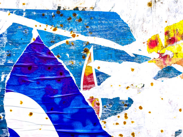 Grunge Revival: Evocative Textural Harmony in Old Poster-Inspired Backgrounds