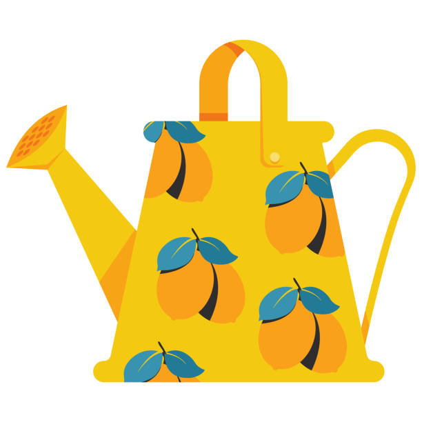 istock Watering can for kids vector cartoon illustration isolated on a white background. 2149633209