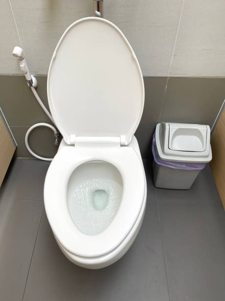 istock White ceramic toilet bowl in the restroom 2149633274