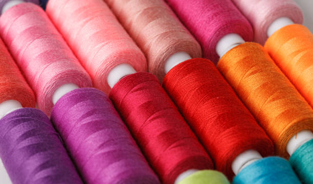 istock Set of colorful spools of thread 2149633295