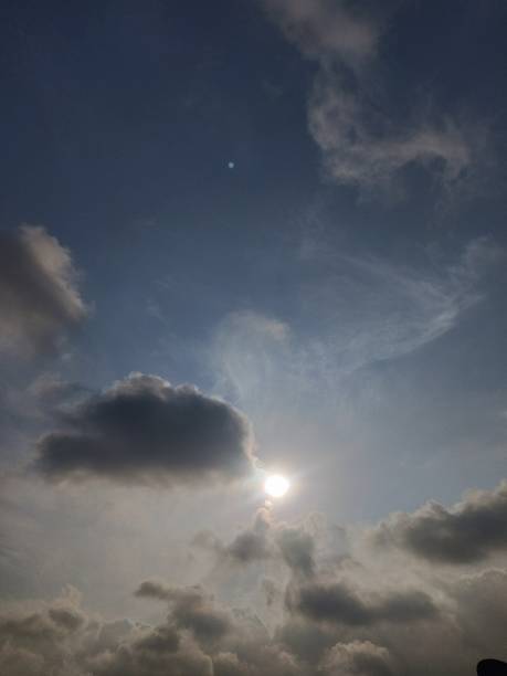 istock Dark clouds are visible during the artistic morning sunrise 2149634278
