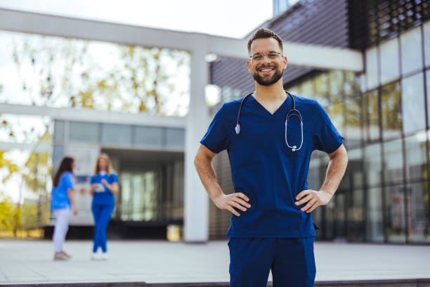 istock Medical professional working in a hospital. 2149635932