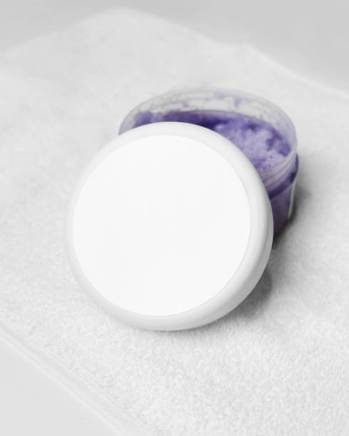 istock Jar with purple hand scrub 2149637520