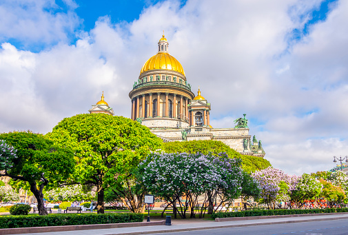 Saint Petersburg, Russia - St. Isaac's Cathedral in summer