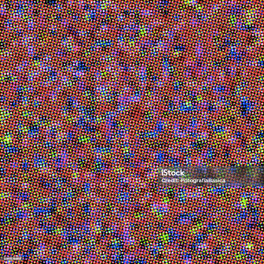 Multi Colored Half Tone Pattern Stock Illustration - Download Image Now ...