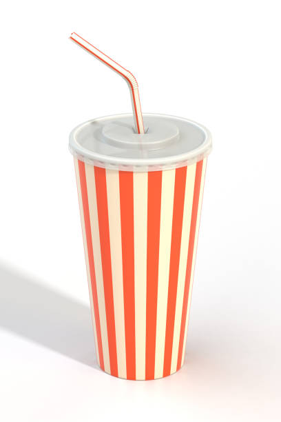 istock Fast food cola drink cup and drinking straw 2149639998