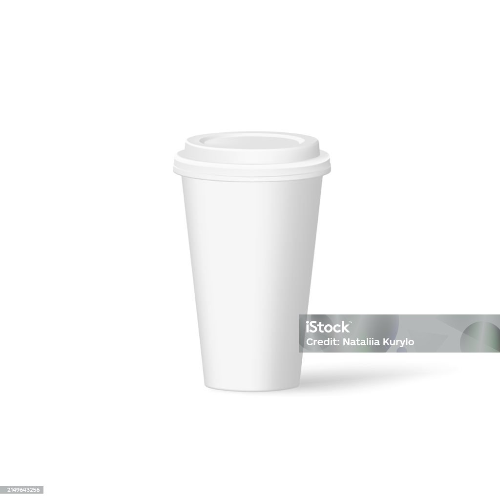 Visual Empty Cup White Empty Coffee Cup Stock Illustration - Download Image Now - Blank ...