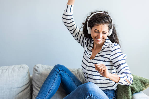 istock Having fun listening to music. 2149649729