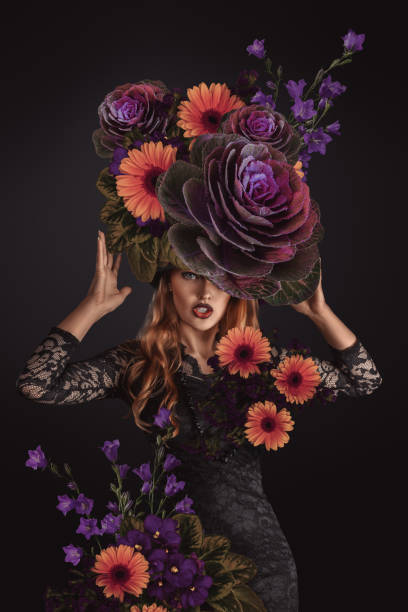 istock Portrait with flowers 2149650664