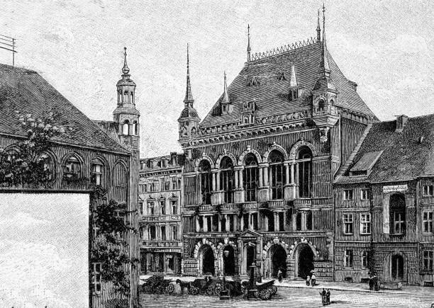 istock Thorn, Torun, Artushof and townhall 2149651843