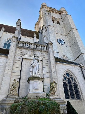 France - Dole village - Church Collegiale Notre-Dame de Dole