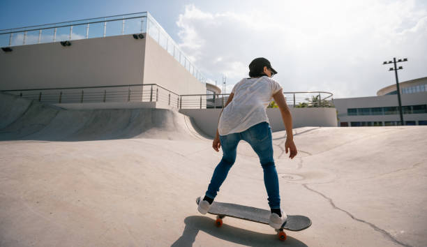 istock Skateboarder skateboarding outdoors in city 2149656947