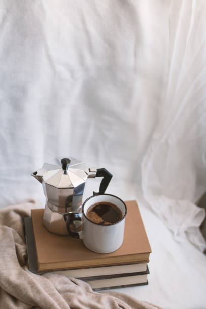 istock Good books and coffee, ideal for spending time indoors. 2149662198