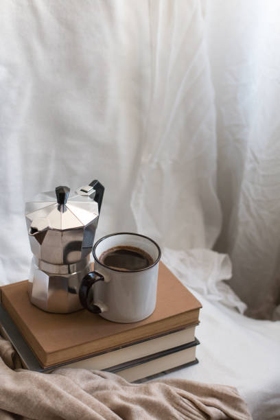 istock Good books and coffee, ideal for spending time indoors. 2149662229