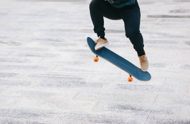 istock Skateboarder skateboarding outdoors in city 2149662503