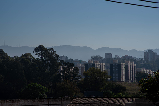 Urban landscape of the city of Santa Maria, RS, Brazil.