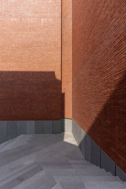 istock Red brick walls and stone step buildings in the sunlight 2149665258