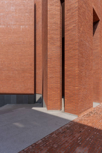 istock Red brick walls and stone step buildings in the sunlight 2149665797