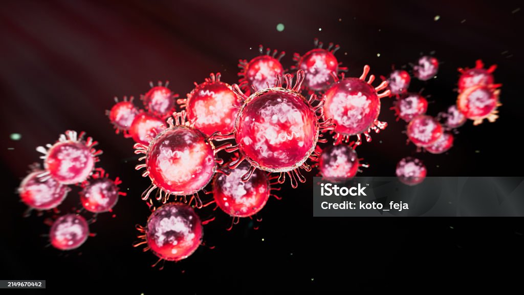 Morbil Measles Morbillivirus Structure Stock Photo - Download Image Now ...