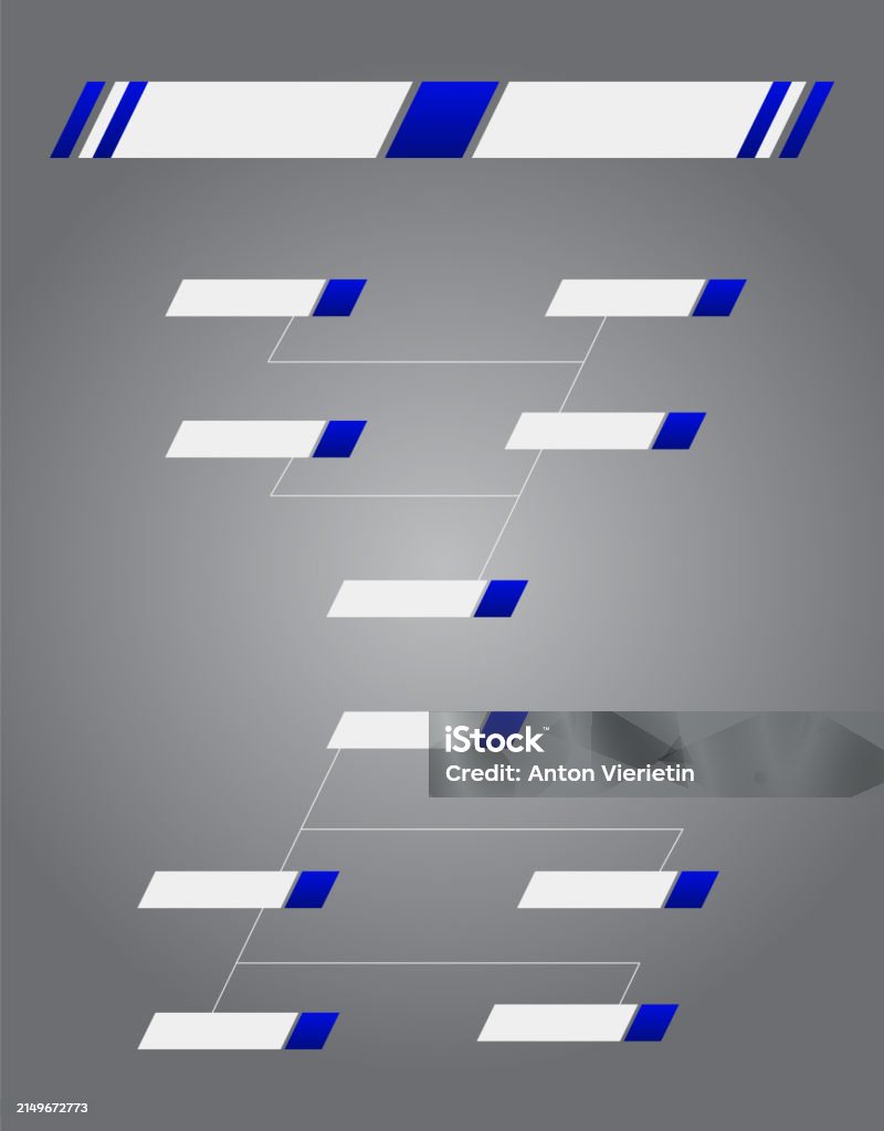 Sport Game Championship Contest Stage Layout Double Elimination Bracket ...