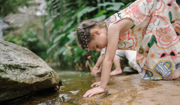 istock Alpha modern life american kids learning and adventure from nature 2149672991
