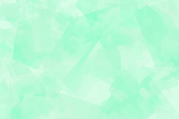 Abstract Mint Green Watercolor Background