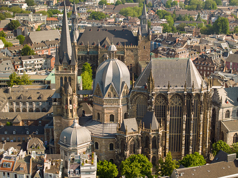 City of Aachen during summer