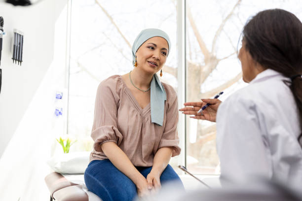 istock Unrecognizable female doctor gestures while talking to her patient 2149681133