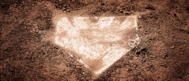 istock Worn Used Home Plate for Baseball Homeplate Base 2149684307