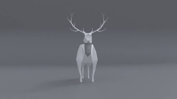 istock 3d rendering of a reindeer isolated in a studio background 2149687154
