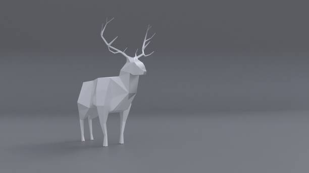 istock 3d rendering of a reindeer isolated in a studio background 2149687157