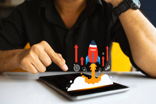 istock Businessman with Tablet, Strategy for Success & Growth Acceleration 2149689278