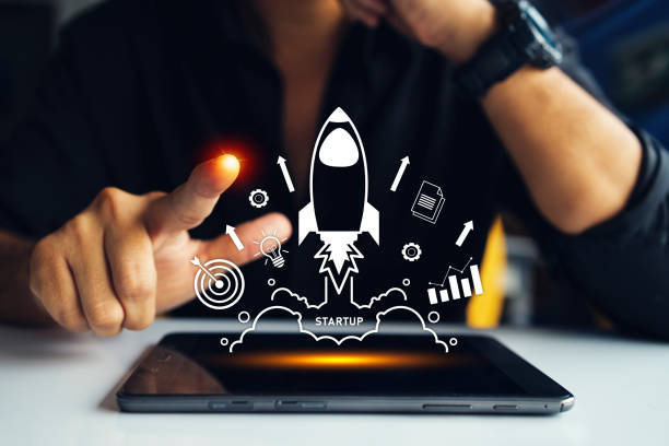 istock Businessman with Tablet, Strategy for Success & Growth Acceleration 2149689280