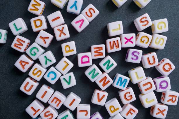 istock Colorful letter cubes, toy and education 2149689314
