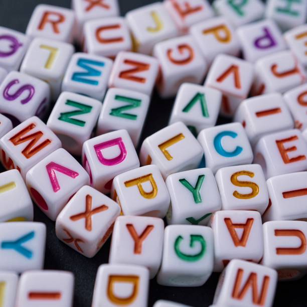 istock Colorful letter cubes, toy and education 2149689315