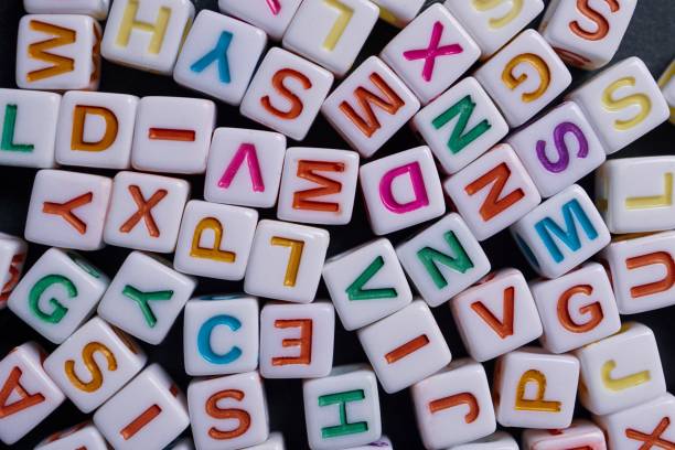istock Colorful letter cubes, toy and education 2149689316