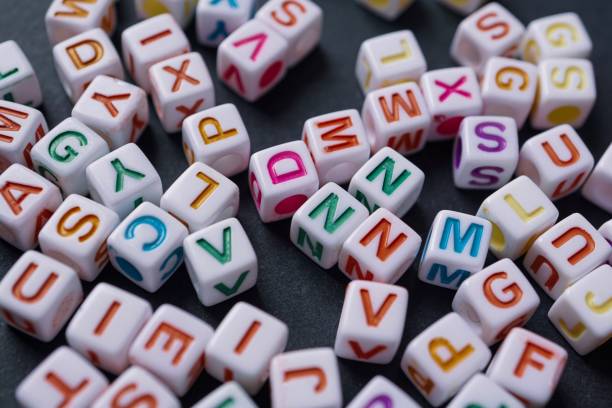 istock Colorful letter cubes, toy and education 2149689324
