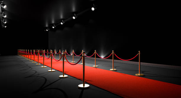 istock red carpet event entrance with velvet ropes 2149689736