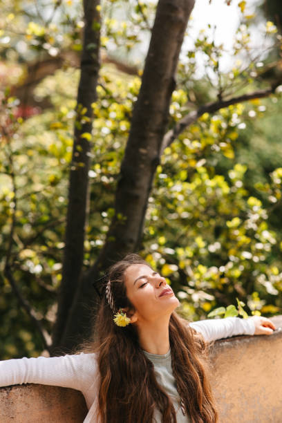 istock Woman enjoying time in nature 2149691375