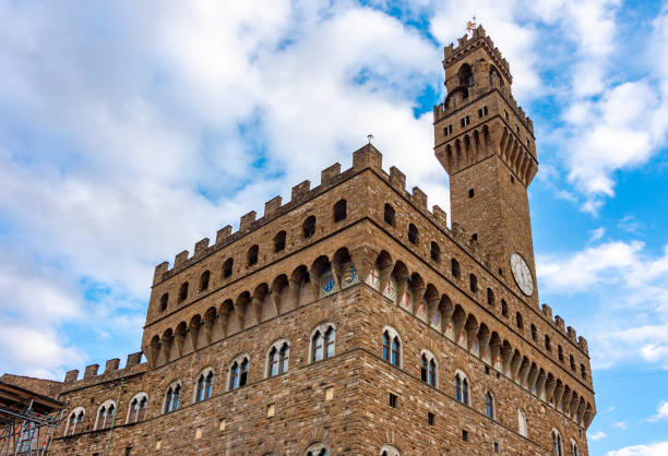 Palazzo Vecchio on Signoria square in Florence, Italy