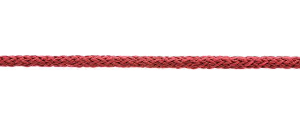 istock Red rope isolated on white background 2149699969