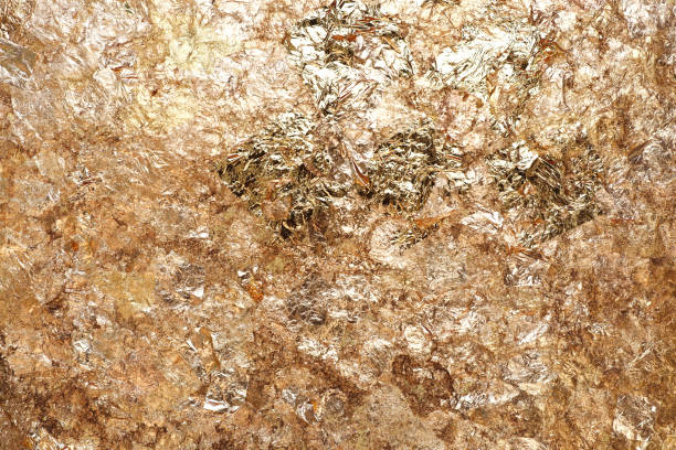 istock Gold leaf texture or background. Texture of the gold leaf gilded on buddha. 2149700529