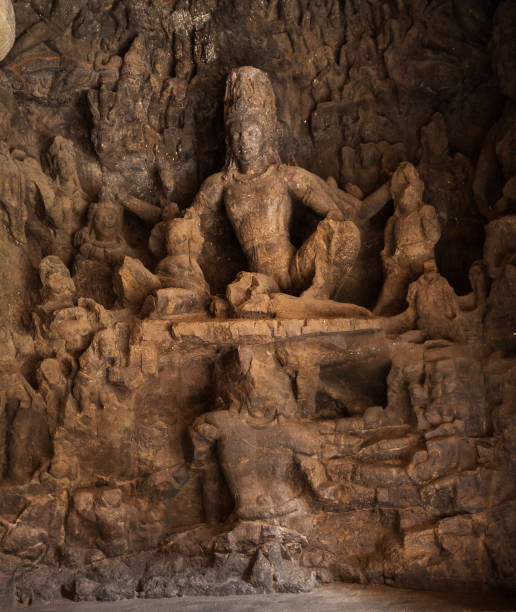 istock Elephanta Cave carving, Elephanta Island, Mumbai 2149703384