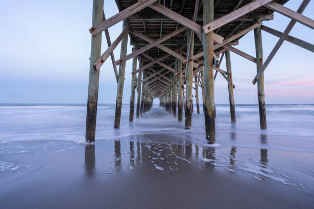 istock Underneath A Wooden Fishing Pier 2149703537