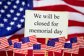 We will be closed for Memorial Day