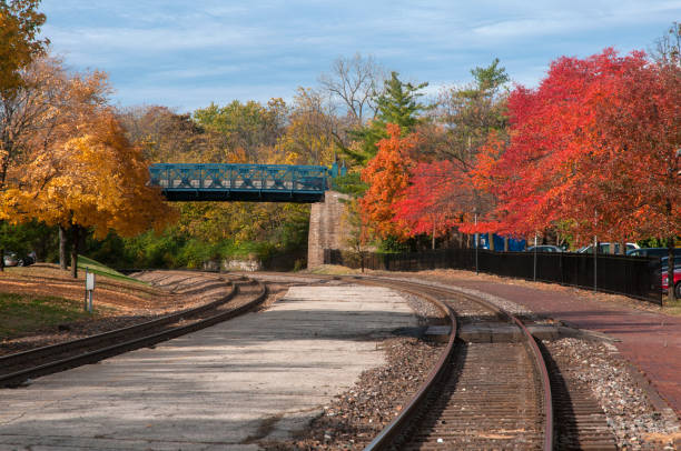 Trains - Fall Color & Kirkwood Station