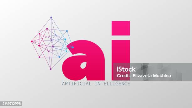 Ai Programming Triangle Pattern Artificial Intelligence Triangle Blue Pink Gradient Network Pattern ...