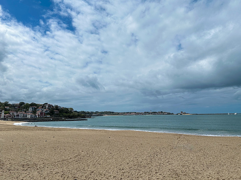 Saint Jean de Luz beach, in the French Basque country